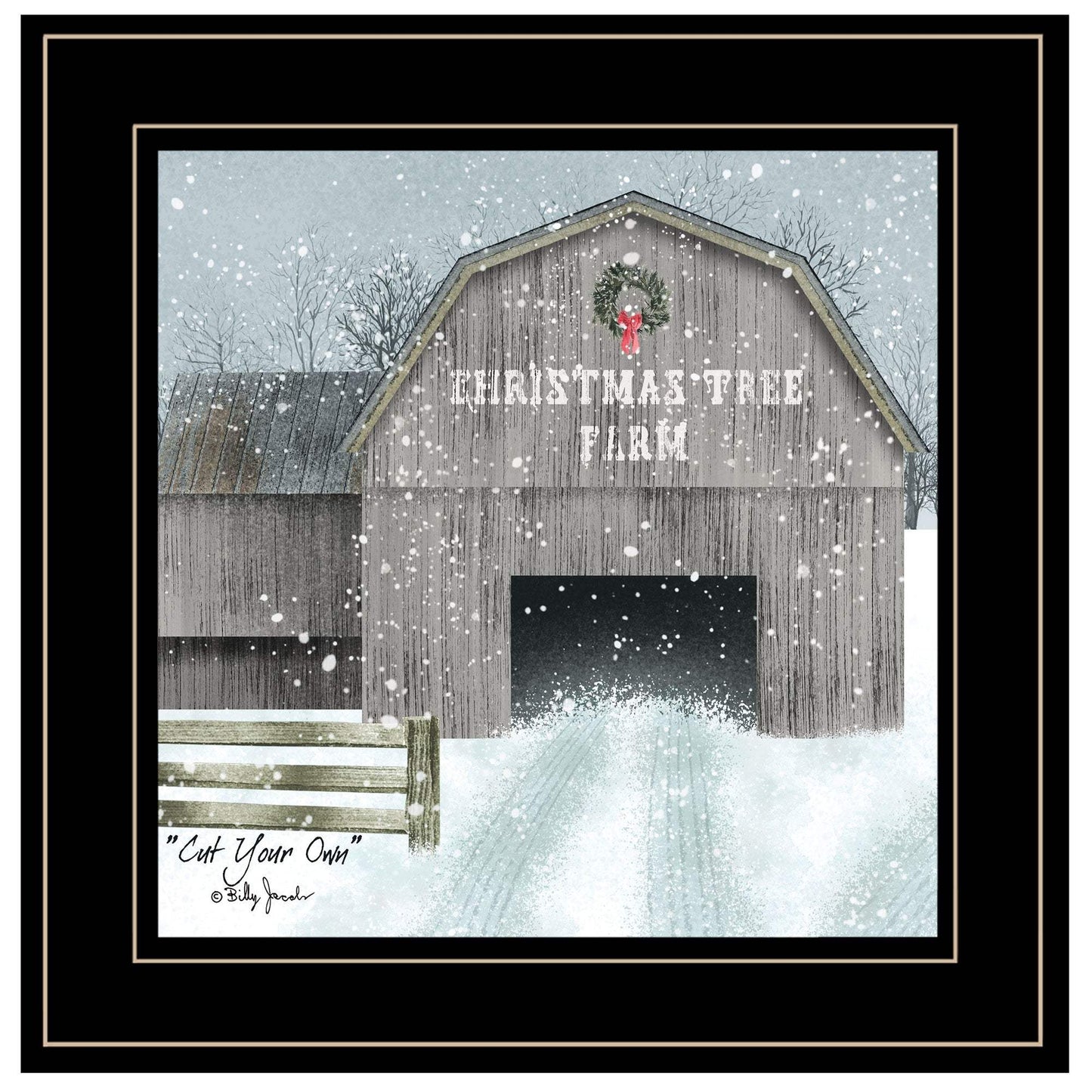 Cut Your Own 2 Black Framed Print Wall Art - Homeroots - Flyclothing LLC