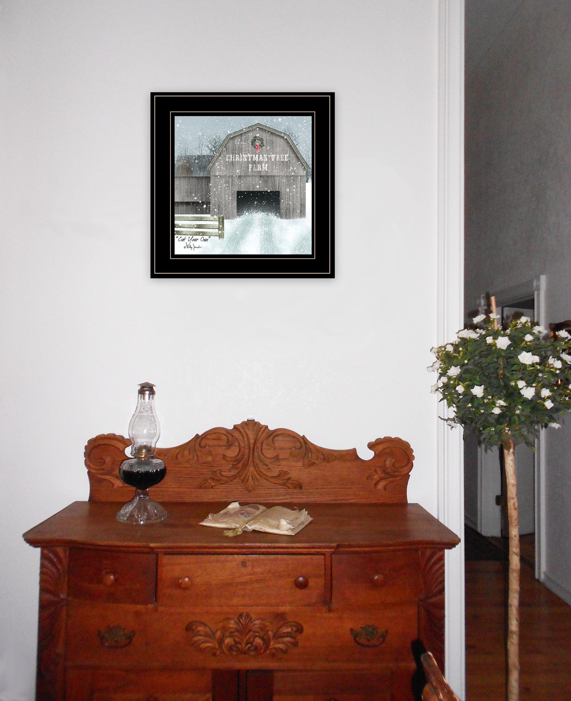 Cut Your Own 2 Black Framed Print Wall Art - Homeroots