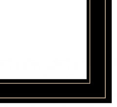 Cut Your Own 2 Black Framed Print Wall Art - Homeroots
