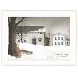 Christmas Time is coming 1 White Framed Print Wall Art - Homeroots