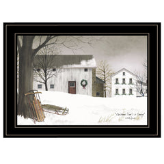 Christmas Time is coming 2 Black Framed Print Wall Art - Homeroots