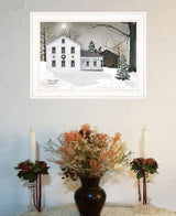 Silent Night 2 White Framed Print Wall Art - Homeroots - Flyclothing LLC