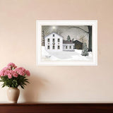 Silent Night 2 White Framed Print Wall Art - Homeroots - Flyclothing LLC