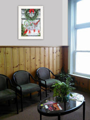 Christmas Peace 1 White Framed Print Wall Art - Homeroots