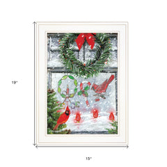 Christmas Peace 1 White Framed Print Wall Art - Homeroots