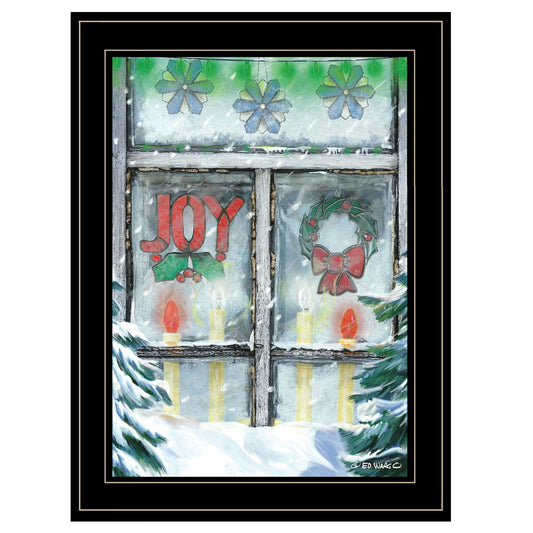 Christmas Joy 2 Black Framed Print Wall Art - Homeroots