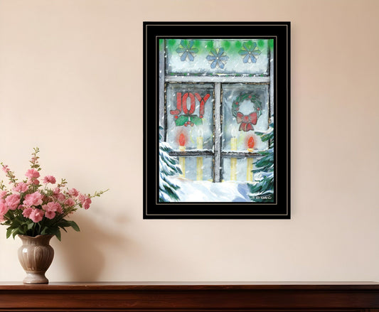 Christmas Joy 2 Black Framed Print Wall Art - Homeroots