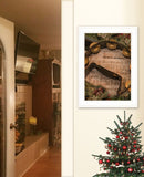 Holly and Ivy 1 White Framed Print Wall Art - Homeroots