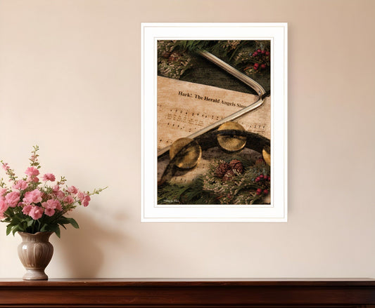 The Angels Sing 1 White Framed Print Wall Art - Homeroots