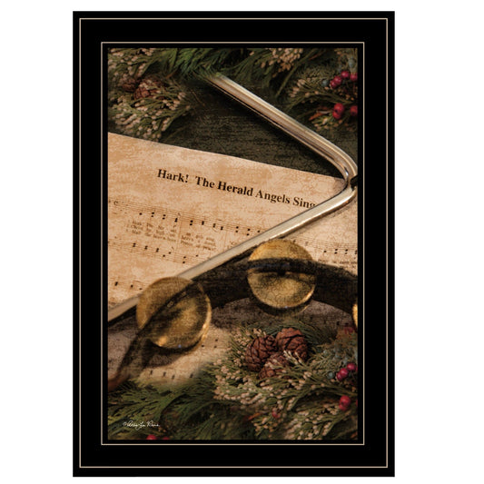 The Angels Sing 2 Black Framed Print Wall Art - Homeroots