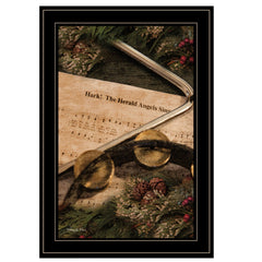 The Angels Sing 2 Black Framed Print Wall Art - Homeroots