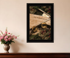 The Angels Sing 2 Black Framed Print Wall Art - Homeroots