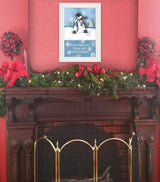 Trendy Snowman 1 White Framed Print Wall Art - Homeroots - Flyclothing LLC