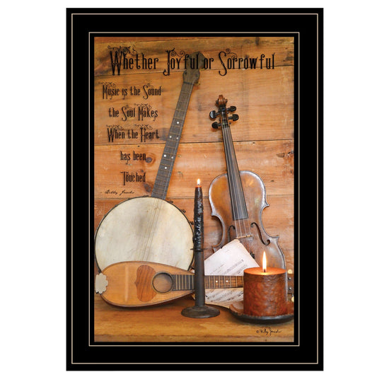 Music 10 Black Framed Print Wall Art - Homeroots