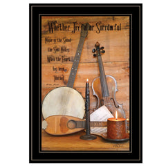 Music 10 Black Framed Print Wall Art - Homeroots