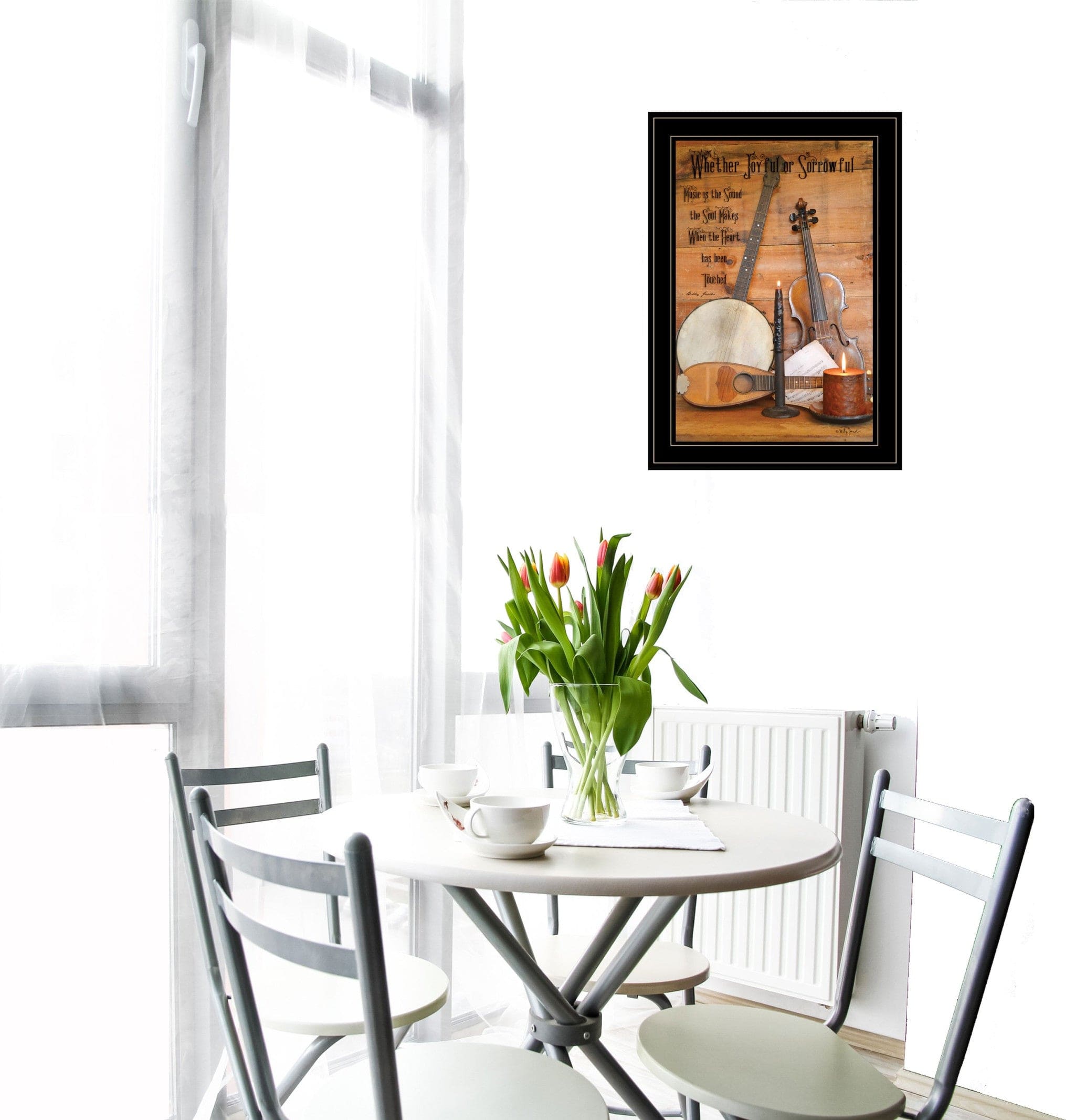 Music 10 Black Framed Print Wall Art - Homeroots