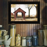 Bucks County Bridge 3 Black Framed Print Wall Art - Homeroots - Flyclothing LLC