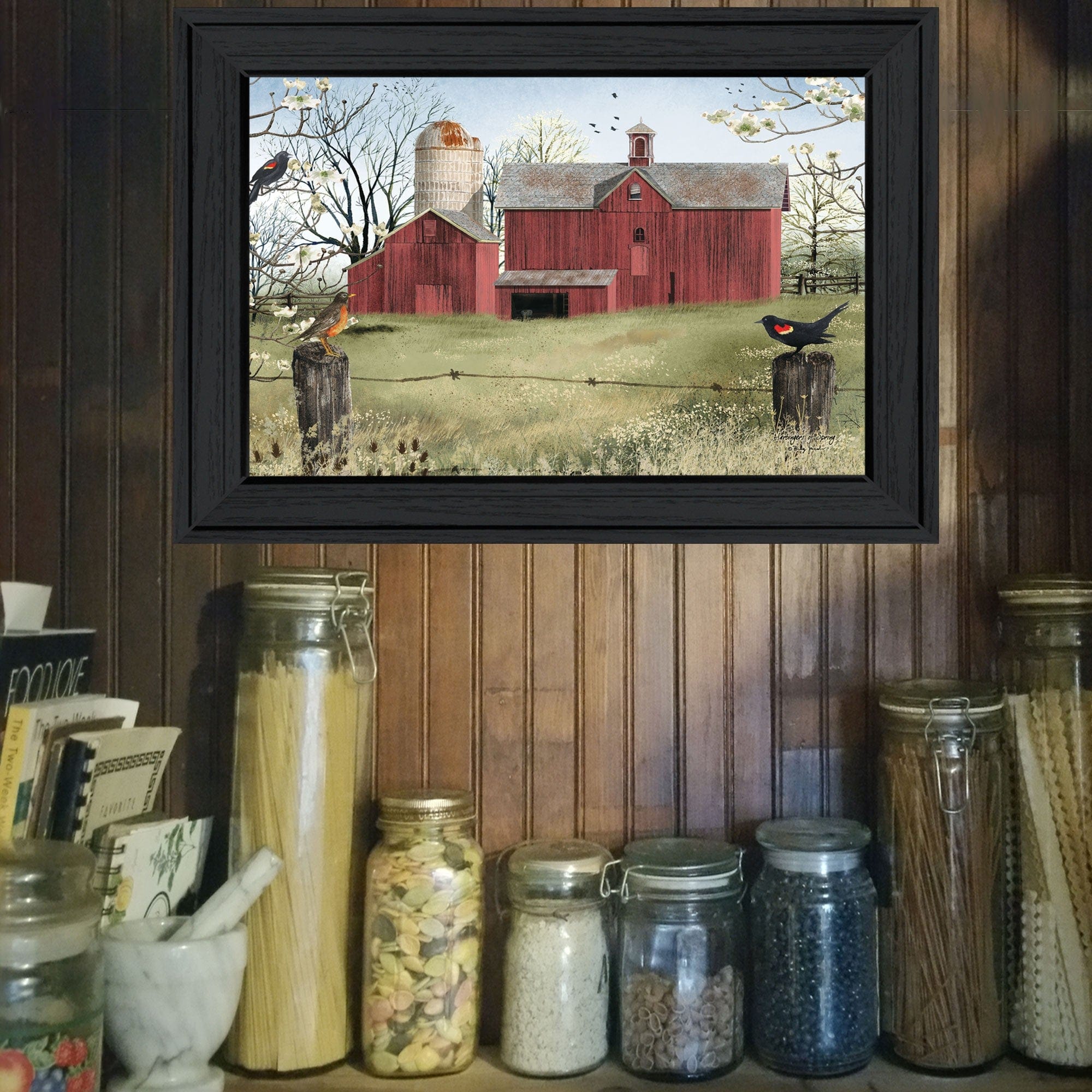Harbingers of Spring 1 Black Framed Print Wall Art - Homeroots