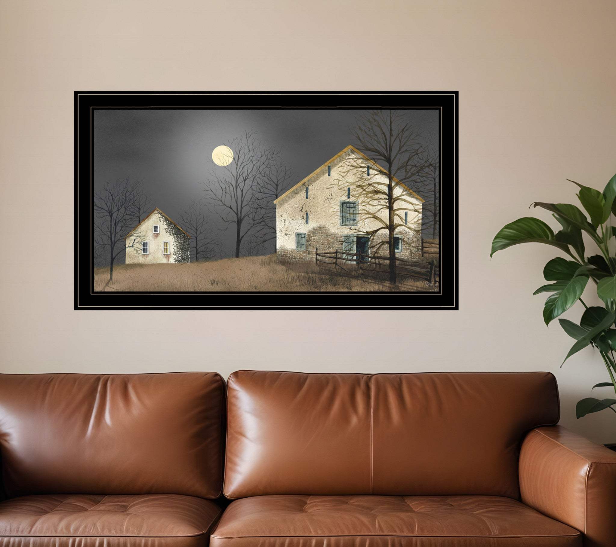 Still of the Night 6 Black Framed Print Wall Art - Homeroots - Flyclothing LLC