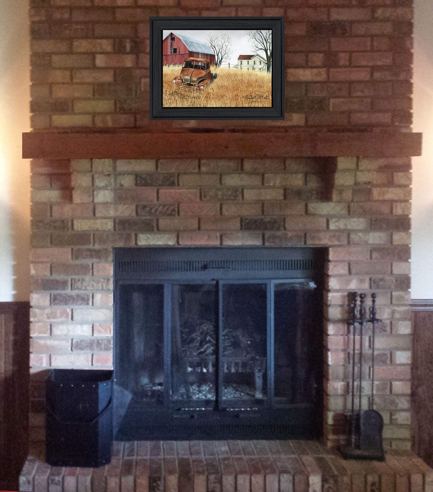 Granddads Old Truck 2 Black Framed Print Wall Art - Homeroots - Flyclothing LLC