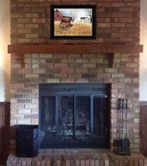 Granddads Old Truck 3 Black Framed Print Wall Art - Homeroots