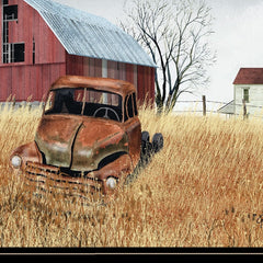 Granddads Old Truck 3 Black Framed Print Wall Art - Homeroots