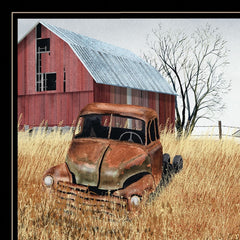 Granddads Old Truck 3 Black Framed Print Wall Art - Homeroots