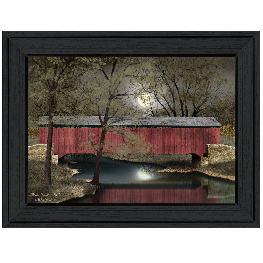 Warm Summers Eve 3 Black Framed Print Wall Art - Homeroots - Flyclothing LLC