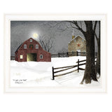 Light in the Stable 5 White Framed Print Wall Art - Homeroots