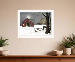 Light in the Stable 5 White Framed Print Wall Art - Homeroots