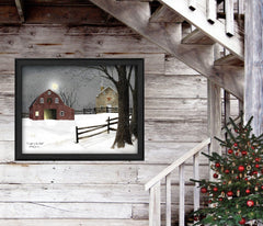 Light in the Stable 6 Black Framed Print Wall Art - Homeroots