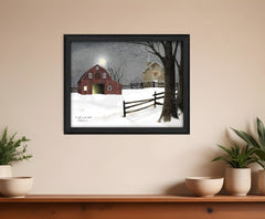 Light in the Stable 6 Black Framed Print Wall Art - Homeroots