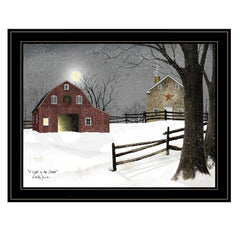 Light in the Stable 7 Black Framed Print Wall Art - Homeroots