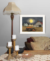 Harvest Moon 5 White Framed Print Kitchen Wall Art - Homeroots