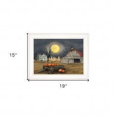 Harvest Moon 5 White Framed Print Kitchen Wall Art - Homeroots