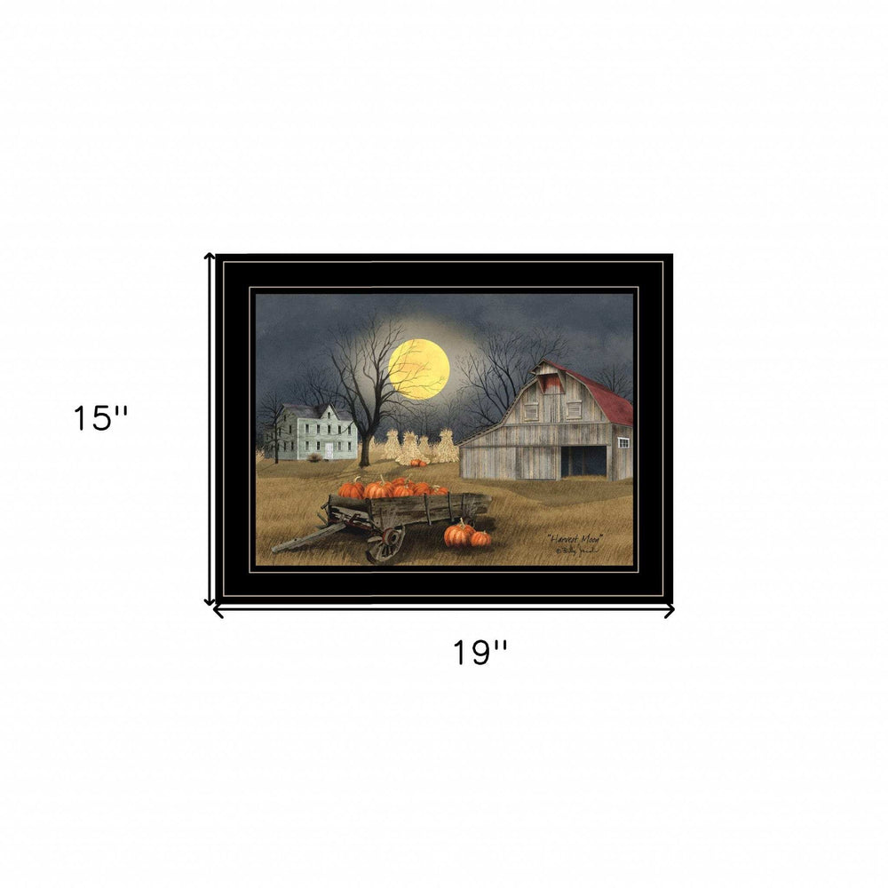 Harvest Moon 7 Black Framed Print Kitchen Wall Art - Homeroots - Flyclothing LLC