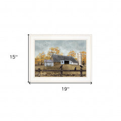 A Casual Conversation 3 White Framed Print Wall Art - Homeroots