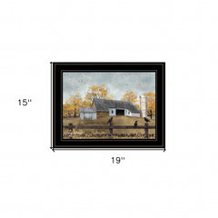 A Casual Conversation 4 Black Framed Print Wall Art - Homeroots
