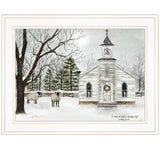 I Heard the Bells on Christmas 1 White Framed Print Wall Art - Homeroots - Flyclothing LLC