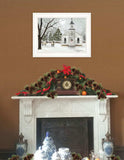 I Heard the Bells on Christmas 1 White Framed Print Wall Art - Homeroots - Flyclothing LLC