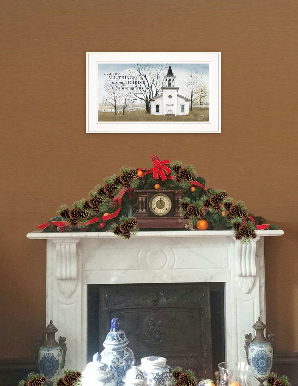 I Can Do All Things 2 White Framed Print Wall Art - Homeroots - Flyclothing LLC