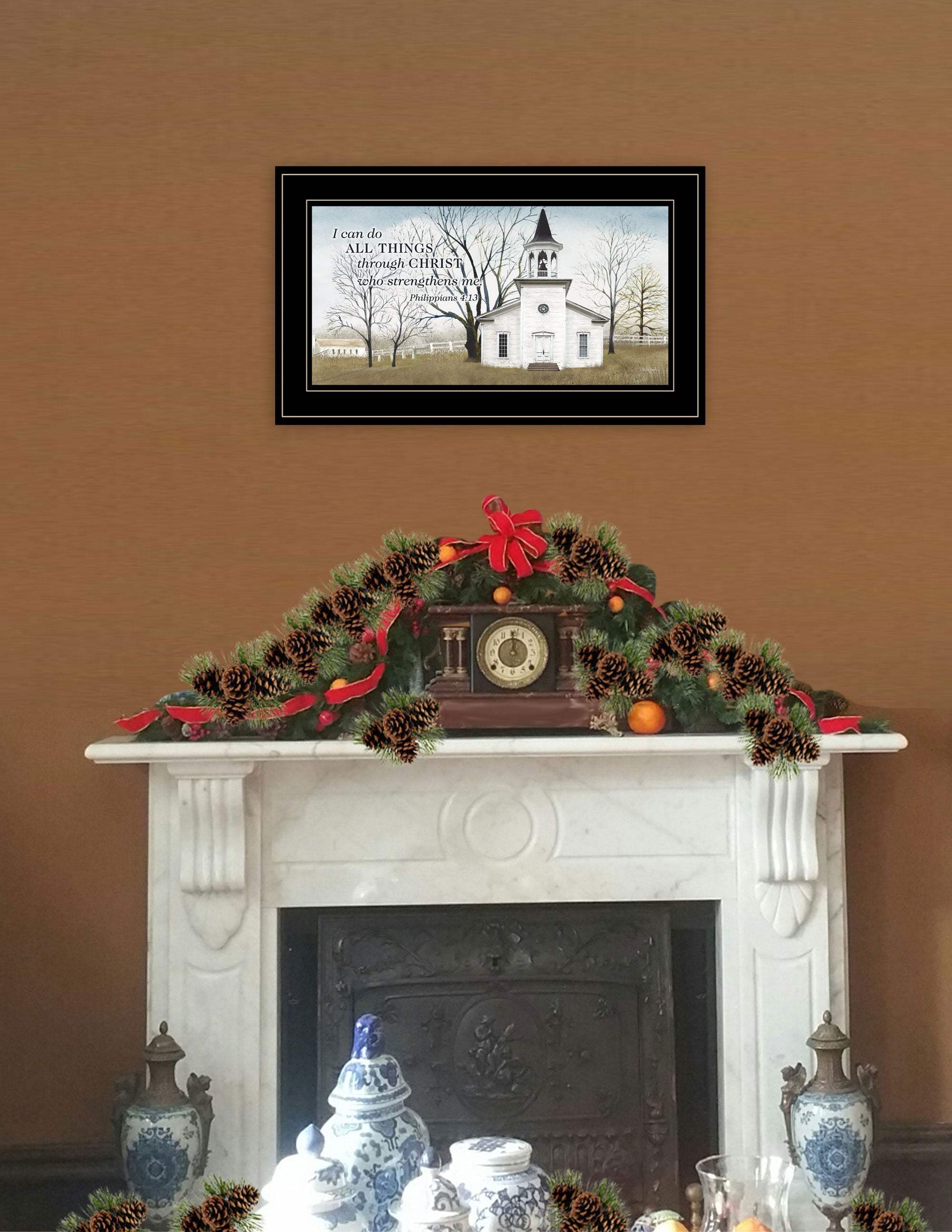 I Can Do All Things 4 Black Framed Print Wall Art - Homeroots - Flyclothing LLC