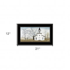 I Can Do All Things 4 Black Framed Print Wall Art - Homeroots
