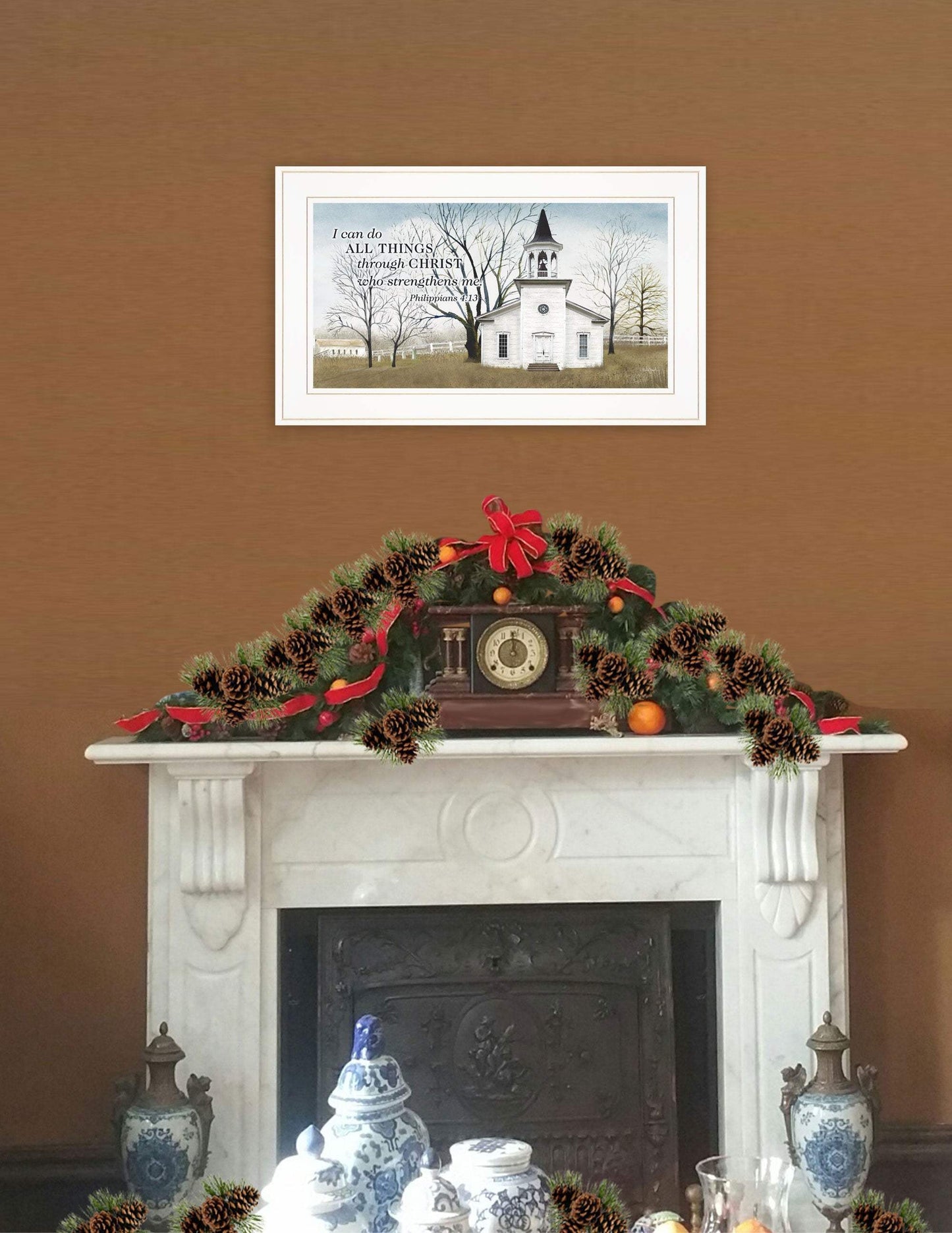 Amazing Grace 4 White Framed Print Wall Art - Homeroots - Flyclothing LLC