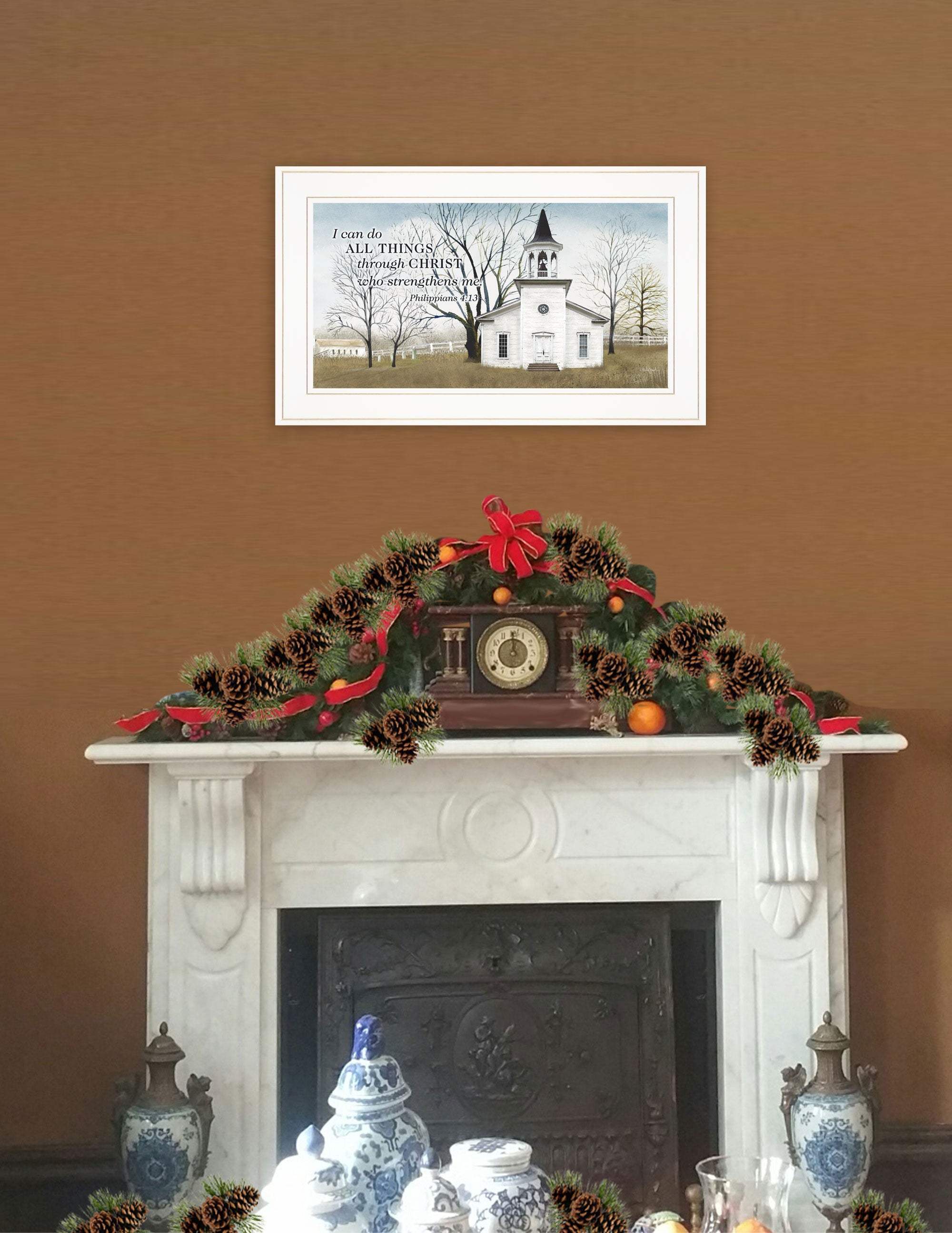 Amazing Grace 4 White Framed Print Wall Art - Homeroots - Flyclothing LLC