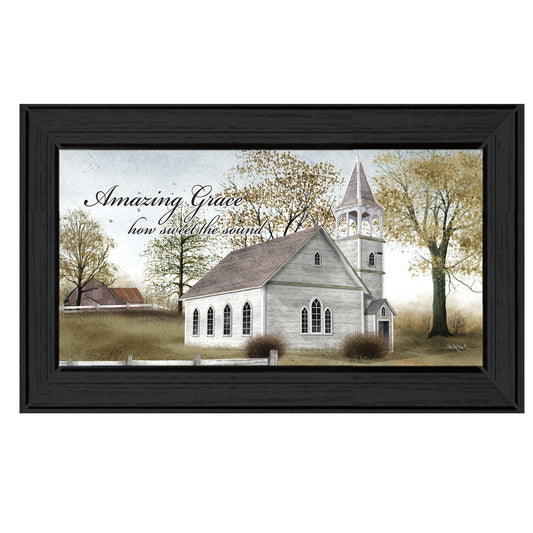 Amazing Grace 5 Black Framed Print Wall Art - Homeroots