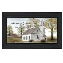 Amazing Grace 5 Black Framed Print Wall Art - Homeroots