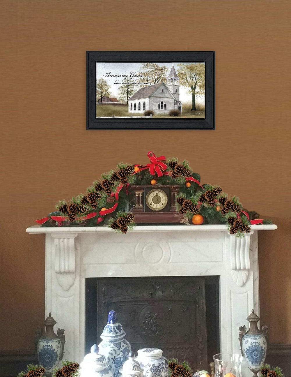 Amazing Grace 5 Black Framed Print Wall Art - Homeroots - Flyclothing LLC