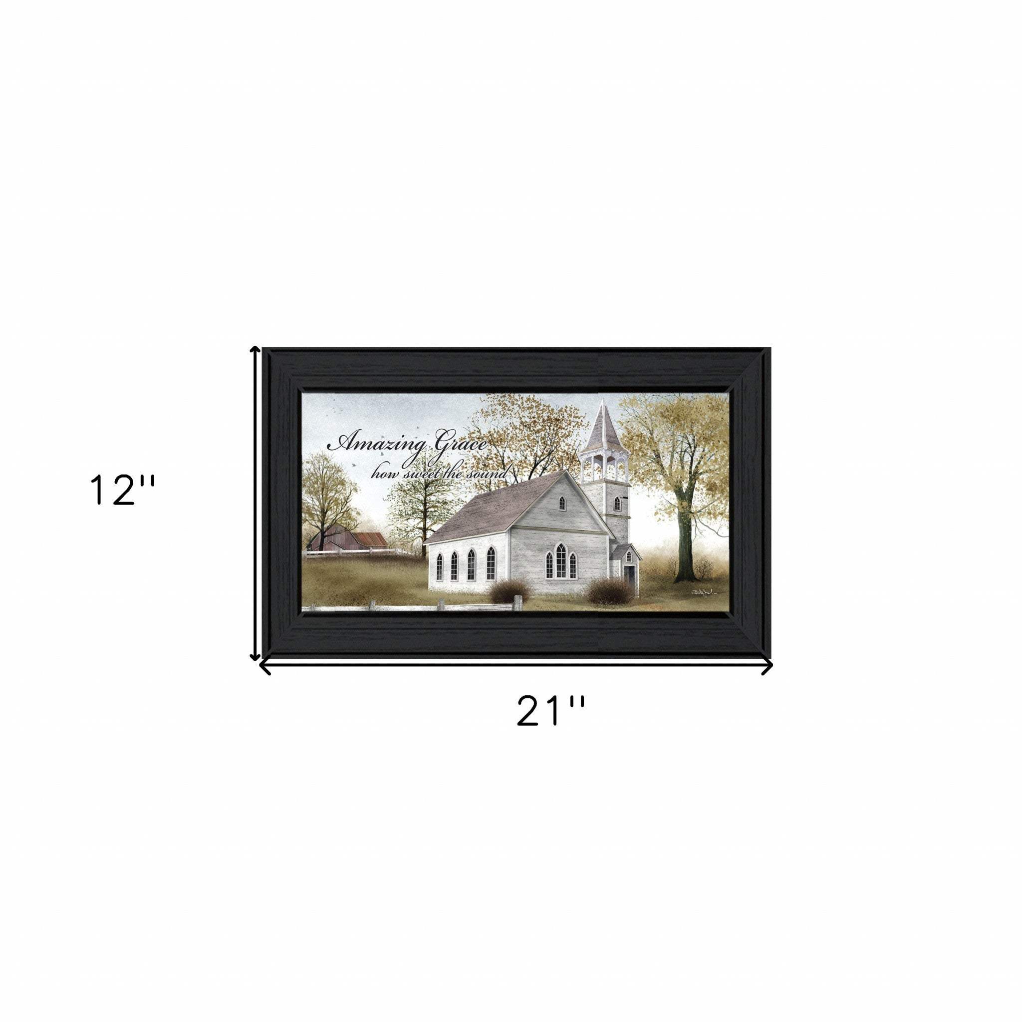 Amazing Grace 5 Black Framed Print Wall Art - Homeroots - Flyclothing LLC