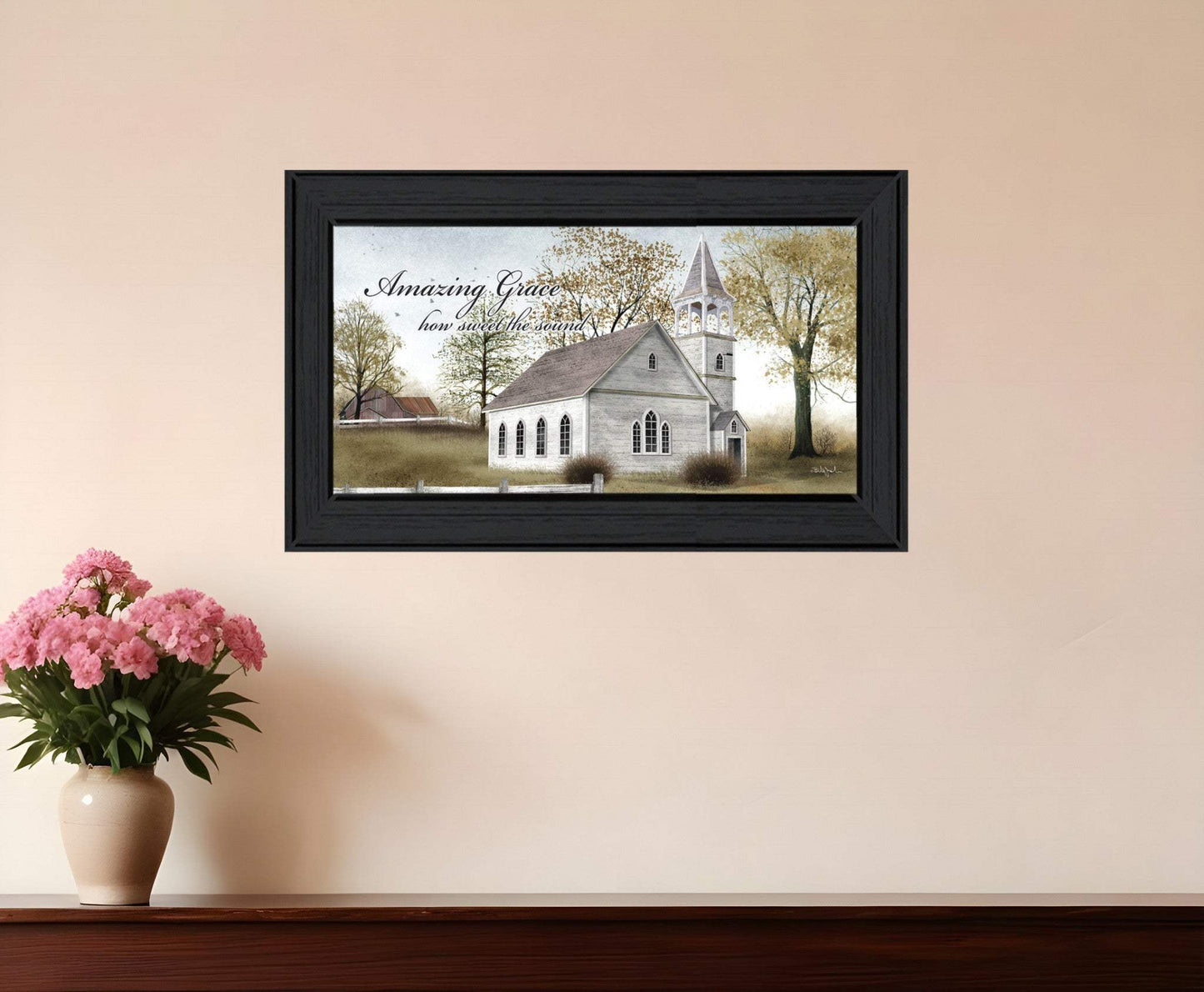 Amazing Grace 5 Black Framed Print Wall Art - Homeroots - Flyclothing LLC